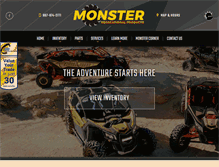 Tablet Screenshot of monsterrec.com